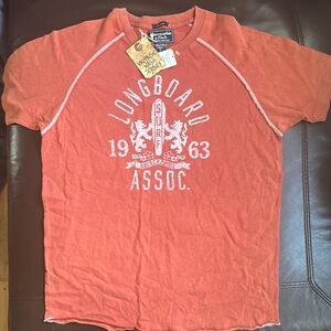 Vintage Longboard Assoc. Men's Red T-Shirt